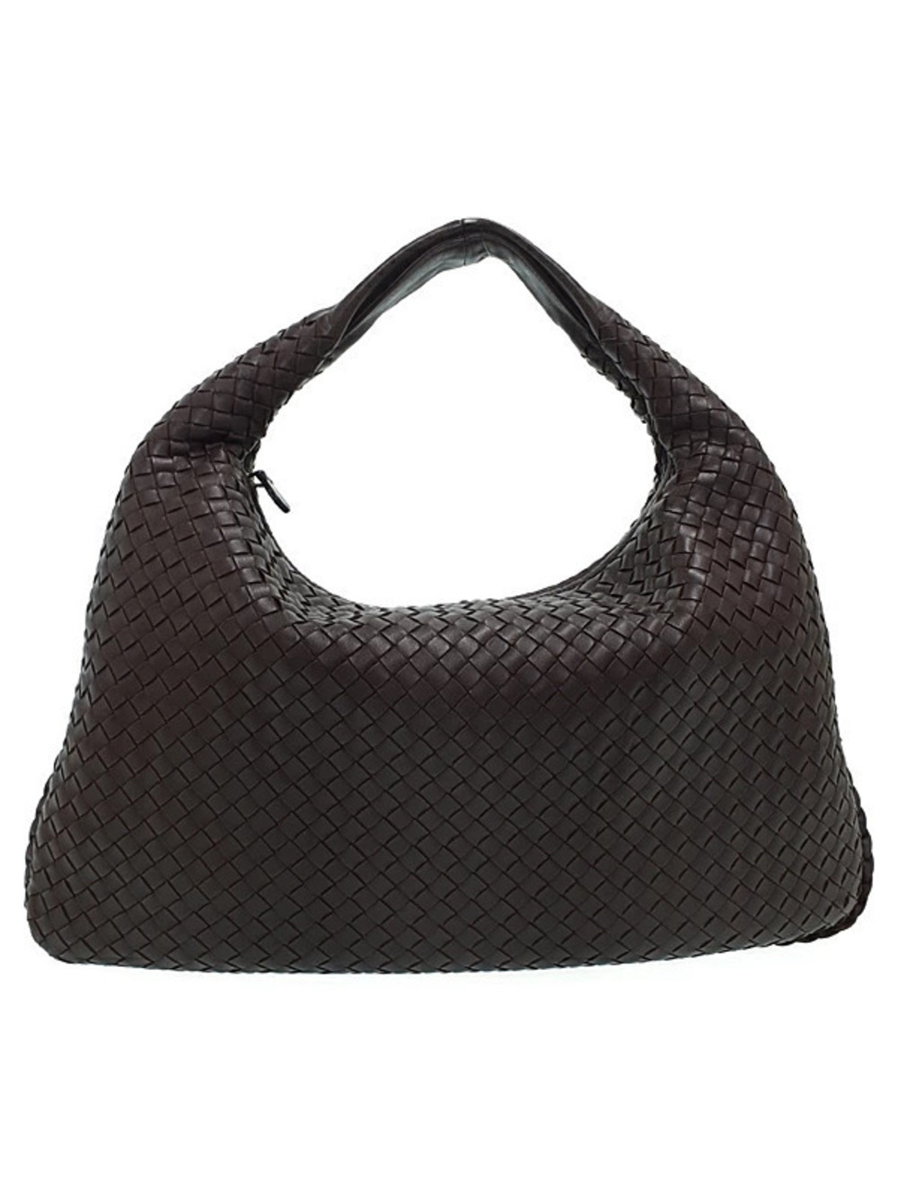 Bottega Veneta Intrecciato Veneta Hobo Bag woven nappa leather Brown